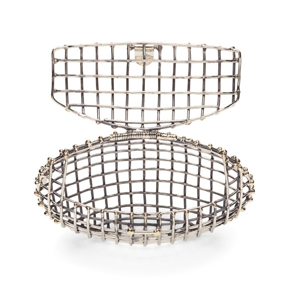 Anndra Neen Oval Open Cage Clutch - Picture 3 of 3